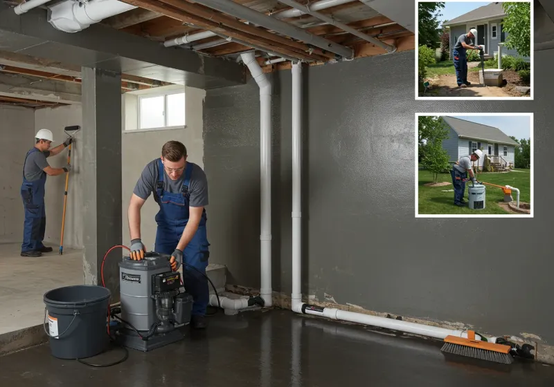 Basement Waterproofing and Flood Prevention process in East Spencer, NC